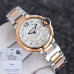TW Factory Cartier 33*10MM NH05 Movement Sapphire Fisheye Glass Couple Watch